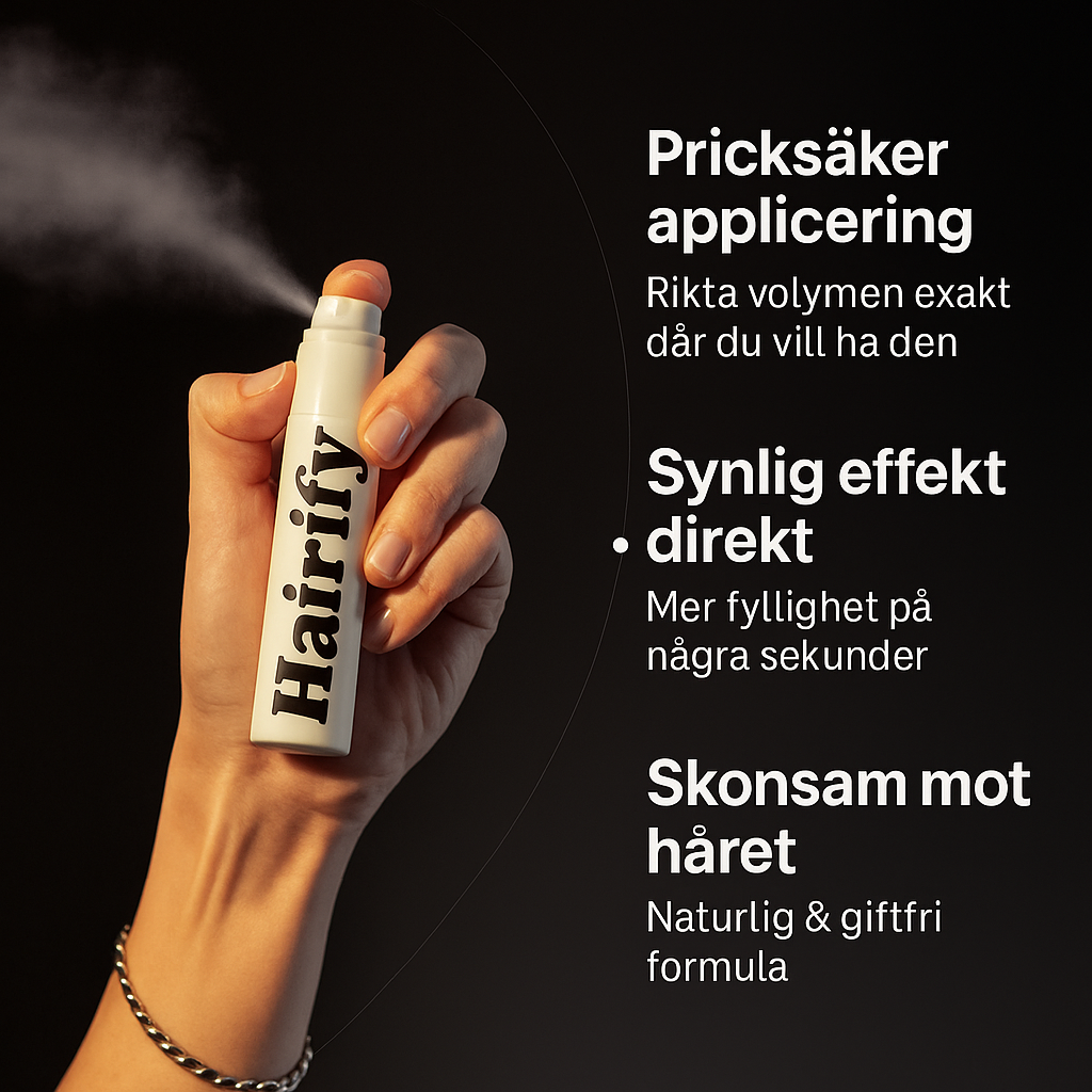 Hairify™ - Mer volym & fylligare hår under hela dagen