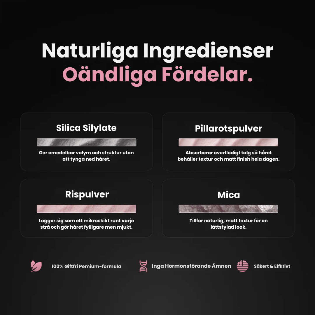 Hairify™ - Mer volym & fylligare hår under hela dagen